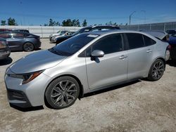 Salvage cars for sale at Nisku, AB auction: 2020 Toyota Corolla SE