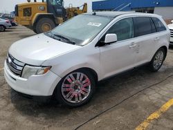 Salvage cars for sale at Woodhaven, MI auction: 2010 Ford Edge Limited