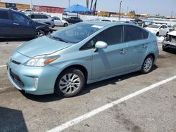 Salvage cars for sale at Van Nuys, CA auction: 2012 Toyota Prius PLUG-IN
