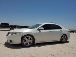 Salvage cars for sale at Andrews, TX auction: 2013 Acura TSX