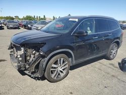 Salvage cars for sale from Copart Vallejo, CA: 2016 Honda Pilot Touring
