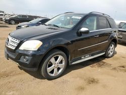 Mercedes-Benz salvage cars for sale: 2010 Mercedes-Benz ML 350 4matic