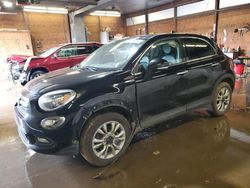 Salvage cars for sale at Ebensburg, PA auction: 2016 Fiat 500X Lounge