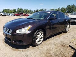 Salvage cars for sale from Copart Elgin, IL: 2012 Nissan Maxima S