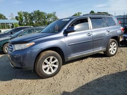 Salvage cars for sale from Copart Spartanburg, SC: 2012 Toyota Highlander Base