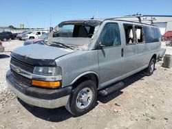 Salvage trucks for sale at Cahokia Heights, IL auction: 2013 Chevrolet Express G3500 LT