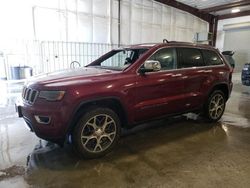 Salvage cars for sale at Avon, MN auction: 2019 Jeep Grand Cherokee Limited