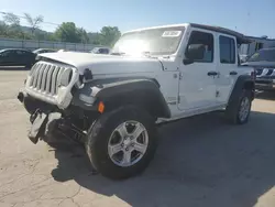 Jeep salvage cars for sale: 2018 Jeep Wrangler Unlimited Sport