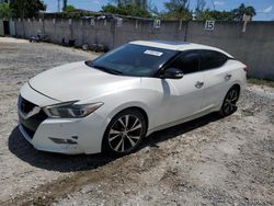 Salvage cars for sale at Opa Locka, FL auction: 2018 Nissan Maxima 3.5S