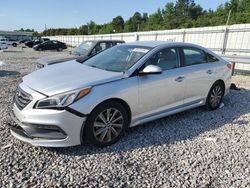 Salvage cars for sale at Memphis, TN auction: 2015 Hyundai Sonata Sport