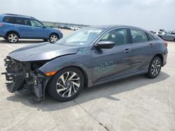 Honda Civic ex salvage cars for sale: 2018 Honda Civic EX