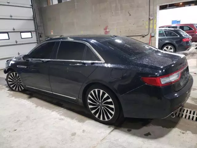 2017 Lincoln Continental Black Label