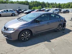 Honda salvage cars for sale: 2015 Honda Civic EX