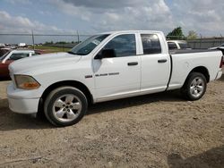 Salvage cars for sale from Copart Houston, TX: 2012 Dodge RAM 1500 ST