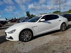 Vehiculos salvage en venta de Copart Miami, FL: 2016 Maserati Ghibli S