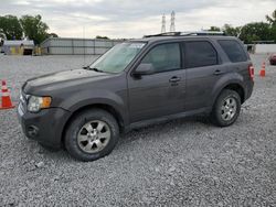 Ford Escape Limited salvage cars for sale: 2012 Ford Escape Limited