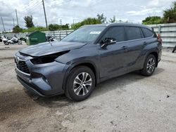 Salvage cars for sale at Miami, FL auction: 2023 Toyota Highlander L