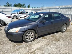 Salvage cars for sale at Nisku, AB auction: 2004 Honda Accord EX