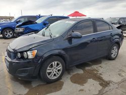 Salvage cars for sale at Grand Prairie, TX auction: 2015 Chevrolet Sonic LT