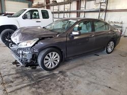 Salvage cars for sale at Eldridge, IA auction: 2014 Honda Accord EX