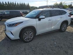 Salvage cars for sale at Windsor, NJ auction: 2022 Toyota Highlander Platinum