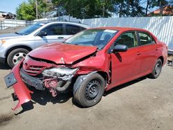 Salvage cars for sale from Copart New Britain, CT: 2013 Toyota Corolla Base