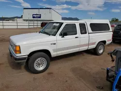 Salvage cars for sale at Colorado Springs, CO auction: 1992 Ford Ranger Super Cab