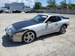 Salvage cars for sale at Opa Locka, FL auction: 1987 Porsche 944