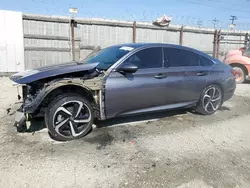 Salvage cars for sale at Los Angeles, CA auction: 2019 Honda Accord Sport