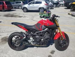 Salvage motorcycles for sale at Rogersville, MO auction: 2014 Yamaha FZ09