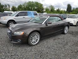 Salvage cars for sale at Portland, OR auction: 2011 Audi A5 Premium Plus