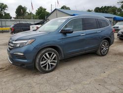 Salvage cars for sale at Wichita, KS auction: 2016 Honda Pilot Touring