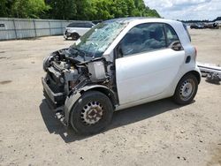 Smart salvage cars for sale: 2016 Smart Fortwo