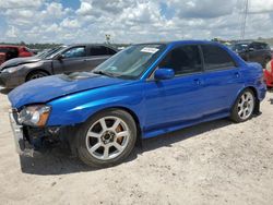 Salvage cars for sale at Houston, TX auction: 2005 Subaru Impreza WRX STI