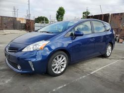 Salvage cars for sale at Wilmington, CA auction: 2013 Toyota Prius V
