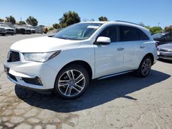 Salvage cars for sale at Martinez, CA auction: 2017 Acura MDX Advance