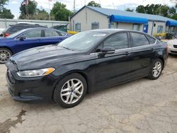 Salvage cars for sale at Wichita, KS auction: 2016 Ford Fusion SE