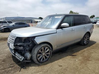 Salvage cars for sale from Copart San Diego, CA: 2016 Land Rover Range Rover HSE