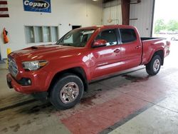 Salvage trucks for sale at Angola, NY auction: 2016 Toyota Tacoma Double Cab