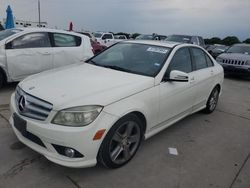 Salvage cars for sale at Grand Prairie, TX auction: 2010 Mercedes-Benz C300