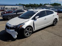 Salvage cars for sale at Pennsburg, PA auction: 2018 KIA Forte EX
