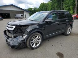 Salvage cars for sale from Copart East Granby, CT: 2015 Ford Explorer XLT