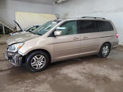 Salvage cars for sale at Davison, MI auction: 2007 Honda Odyssey EXL