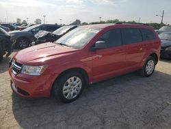 Salvage cars for sale from Copart Indianapolis, IN: 2018 Dodge Journey SE