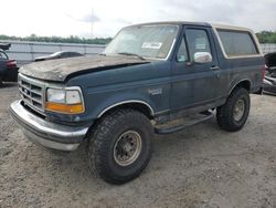 Salvage cars for sale at Fredericksburg, VA auction: 1993 Ford Bronco U100