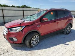 Ford salvage cars for sale: 2018 Ford Escape Titanium