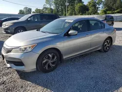 2016 Honda Accord LX en venta en Gastonia, NC