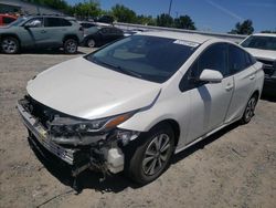 Salvage cars for sale from Copart Sacramento, CA: 2019 Toyota Prius Prime