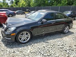 Salvage cars for sale at Waldorf, MD auction: 2013 Mercedes-Benz C 300 4matic