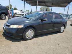 Salvage cars for sale at San Diego, CA auction: 2009 Honda Civic Hybrid